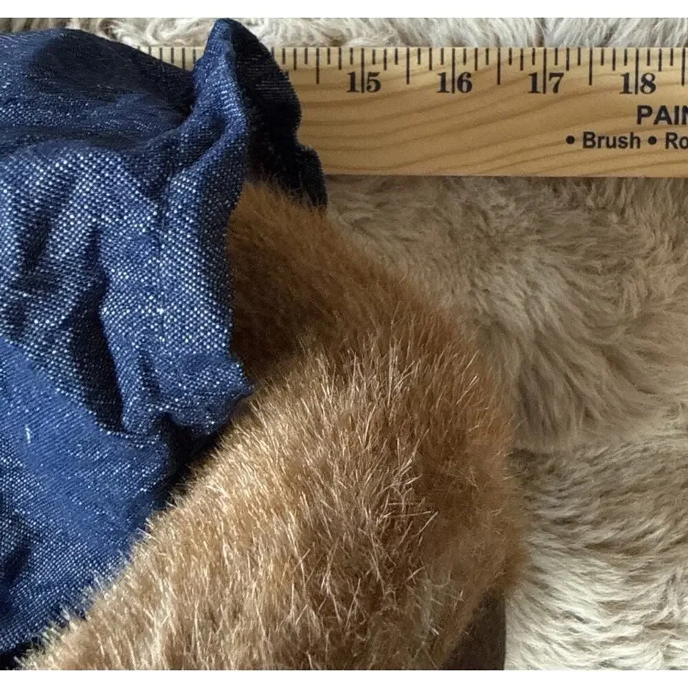 Boyds Bears Clarissa 18”Jointed Teddy Bear Denim Dress Archive Collection
